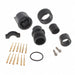 W3280-12PG-535 by Conxall/Switchcraft - CONNECTOR PLUG MALE 12POS GOLD CRIMP