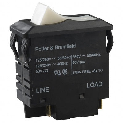 W33-T2N1Q-20 by TE Connectivity Potter & Brumfield Relays - THERMAL CIRCUIT BREAKER20A 250VAC 50VDC