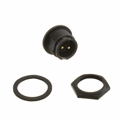 W4B81-8PG-300 by Conxall/Switchcraft - CONNECTOR RECPT MALE 8POS GOLD SOLDER