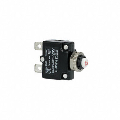 W57-XB1A4A10-15 by TE Connectivity Potter & Brumfield Relays - THERMAL CIRCUIT BREAKER15A 250VAC