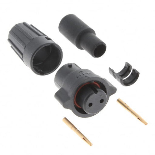 W6380-2SG-P-528 by Conxall/Switchcraft - CONNECTOR PLUG FMALE 2POS GOLD CRIMP