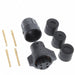 W6380-4SG-P-3DC by Conxall/Switchcraft - CONNECTOR PLUG FMALE 4POS GOLD CRIMP