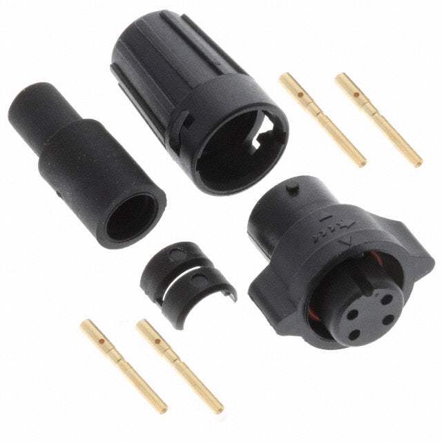 W6280-4SG-P-528 by Conxall/Switchcraft - CONNECTOR PLUG FMALE 4POS GOLD CRIMP
