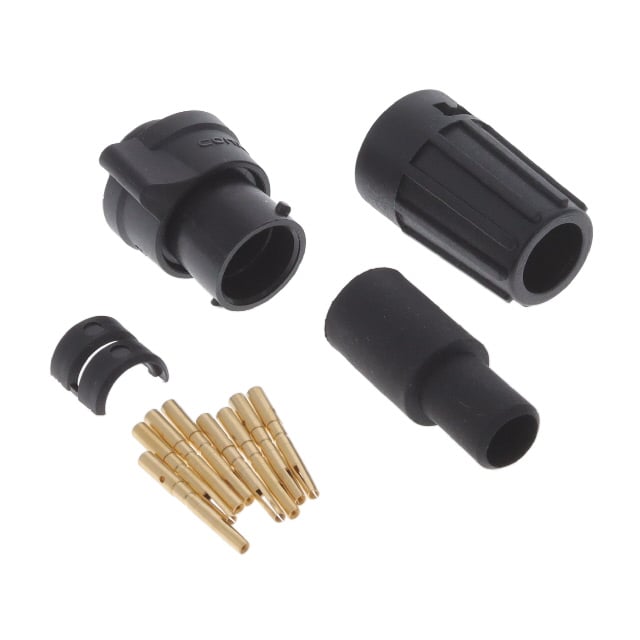 W6280-8SG-P-528 by Conxall/Switchcraft - CONNECTOR PLUG FMALE 8POS GOLD CRIMP