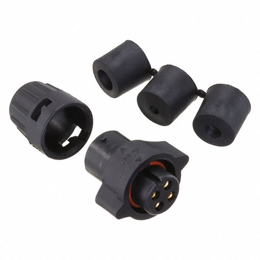 W6382-4SG-P-3DC by Conxall/Switchcraft - CONNECTOR PLUG FMALE 4POS SOLDER CUP