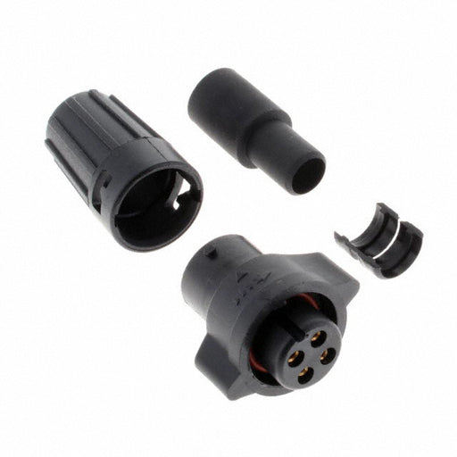 W6382-4SG-P-528 by Conxall/Switchcraft - CONNECTOR PLUG FMALE 4POS SOLDER CUP