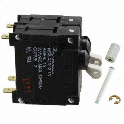 W68-X2Q12-15 by TE Connectivity Potter & Brumfield Relays - CIR BRKR MAG-HYDR 15A 277VAC