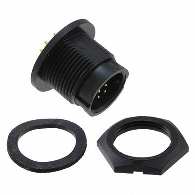W7881-10PG-300 by Conxall/Switchcraft - CONNECTOR RECPT MALE 10POS GOLD SOLDER