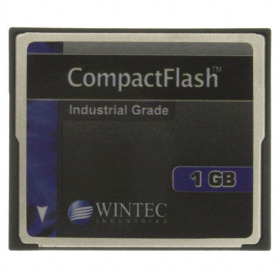 W7CF001G1XA-H20PB-001.01 by Wintec Industries - MEMORY CARD COMPACTFLASH 1GB SLC