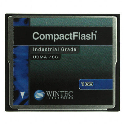 W7CF001G1XA-H30PB-002.02 by Wintec Industries - MEMORY CARD COMPACTFLASH 1GB SLC
