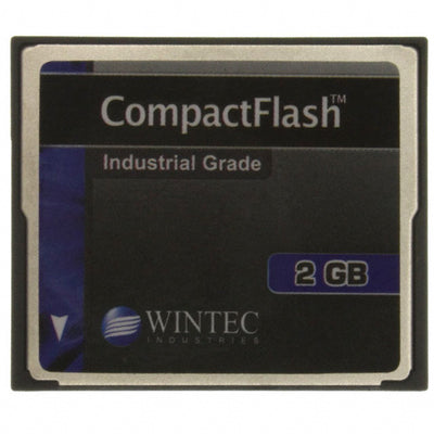 W7CF002G1XA-H20PB-002.01 by Wintec Industries - MEMORY CARD COMPACTFLASH 2GB SLC