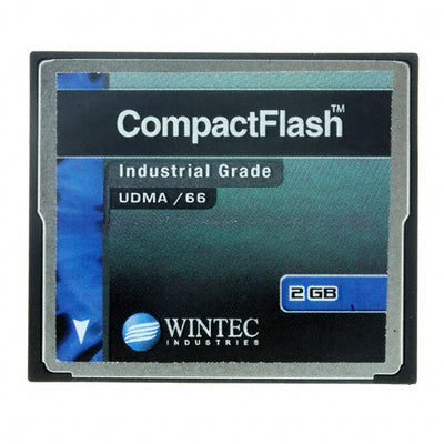 W7CF002G1XA-H30PB-02D.03 by Wintec Industries - MEMORY CARD COMPACTFLASH 2GB SLC