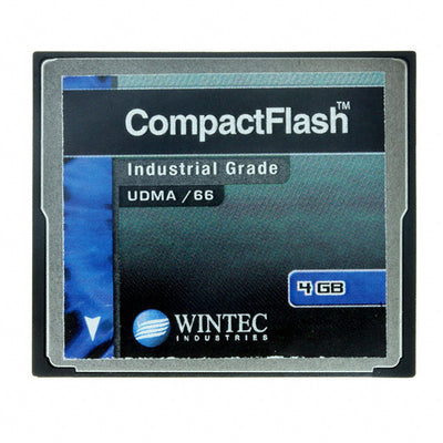W7CF004G1XA-H30PB-2Q2.02 by Wintec Industries - MEMORY CARD COMPACTFLASH 4GB SLC