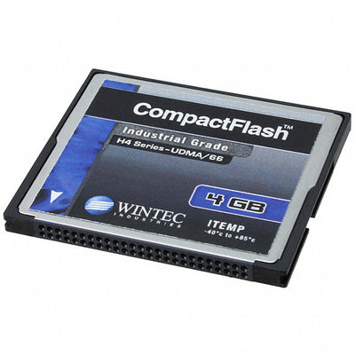 W7CF004G1XAI-H41PD-04D.A5 by Wintec Industries - MEMORY CARD COMPACTFLASH 4GB SLC