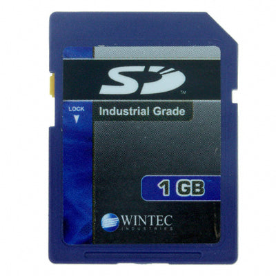 W7SD001G1XA-H40PB-001.01 by Wintec Industries - MEMORY CARD SD 1GB