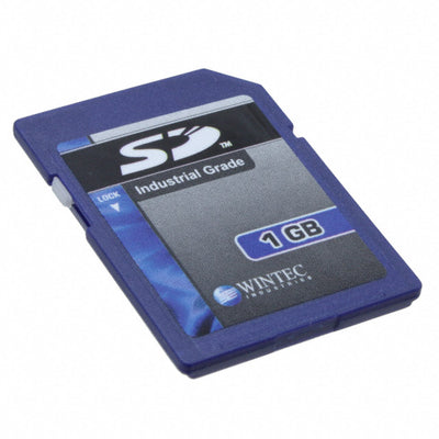 W7SD001G1XAI-H60PD-002.02 by Wintec Industries - MEMORY CARD SD 1GB SLC