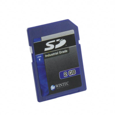 W7SD002G1XA-H60PB-02D.01 by Wintec Industries - MEMORY CARD SD 2GB SLC