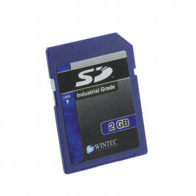 W7SD002G1XA-H60PB-02D.02 by Wintec Industries - MEMORY CARD SD 2GB SLC