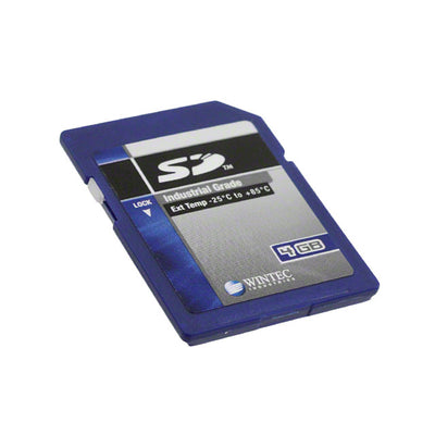W7SD004GHXAI-H60PD-2Q2.A3 by Wintec Industries - MEMORY CARD SD 4GB SLC