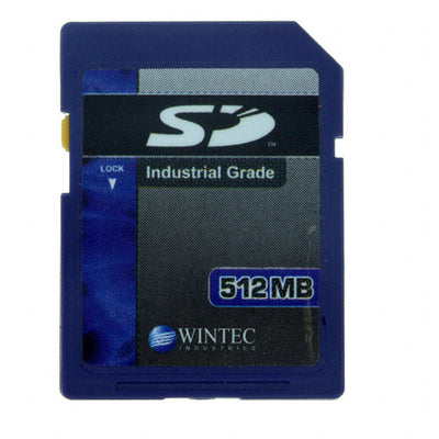 W7SD512M1XA-H40PB-001.01 by Wintec Industries - MEMORY CARD SD 512MB