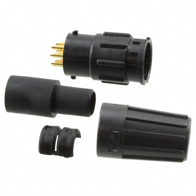 W8882-10PG-528 by Conxall/Switchcraft - CONNECTOR RECPT MALE 10P GOLD SLDR CUP