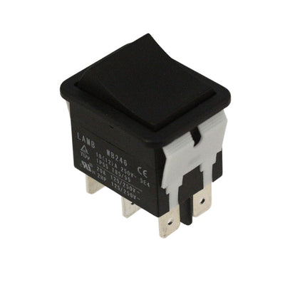 WB246D1100 by E-Switch - ROCKER SWITCH DPDT20A 125V