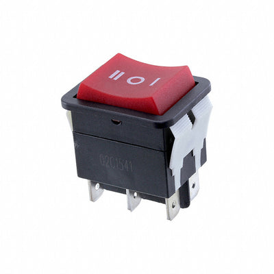WB246D1929 by E-Switch - ROCKER SWITCH DPDT20A 125V