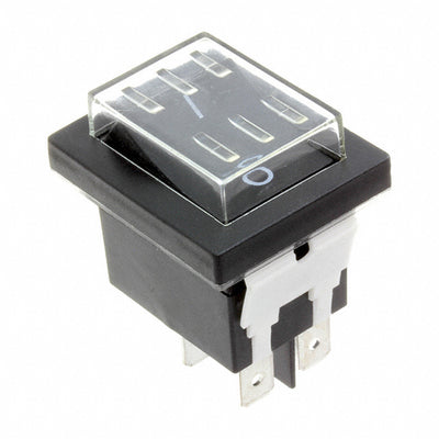 WB24ED1121-ACC-KF05 by E-Switch - ROCKER SWITCH DPST-NO 20A 125V