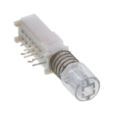 WBL2UEERGQR05CLR by E-Switch - PUSH SWITCH BUTTON DPDT 300MA 30V