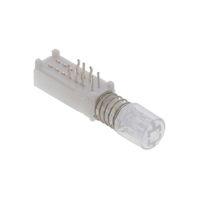 WBL2UEERQR05CLR by E-Switch - PUSH SWITCH BUTTON DPDT 300MA 30V
