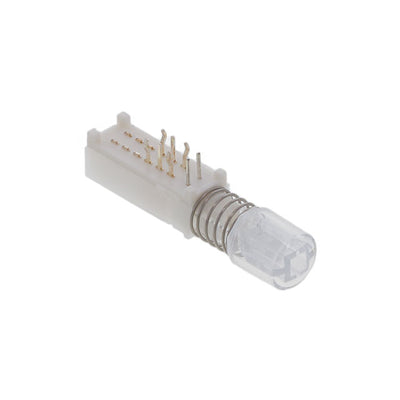 WBL2UOABQR05CLR by E-Switch - PUSH SWITCH BUTTON DPDT 300MA 30V