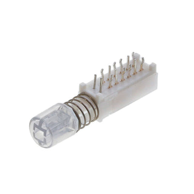 WBL4UEEBQR05CLR by E-Switch - PUSH SWITCH BUTTON 4PDT 300MA 30V