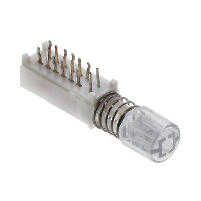 WBL4UEEYQR05CLR by E-Switch - PUSH SWITCH BUTTON 4PDT 300MA 30V
