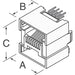 950022883 by Molex - CONNECTOR MOD JACK 8P8C VERT UNSHLD
