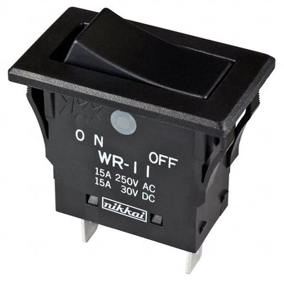 WR11AF by NKK Switches - ROCKER SWITCH SPST 15A 125V