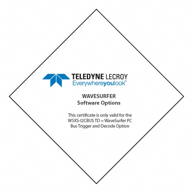 WS10-USB2-HSICBUS D by Teledyne LeCroy - USB 2.0 HSIC DECODE OPT