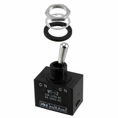 WT12S by NKK Switches - SWITCH TOGGLE SPDT 10A 125V