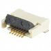 XF2M06151AR100 by Omron Electronics Inc-EMC Div - CONNECTOR FPC 6POS 0.5MM R/A