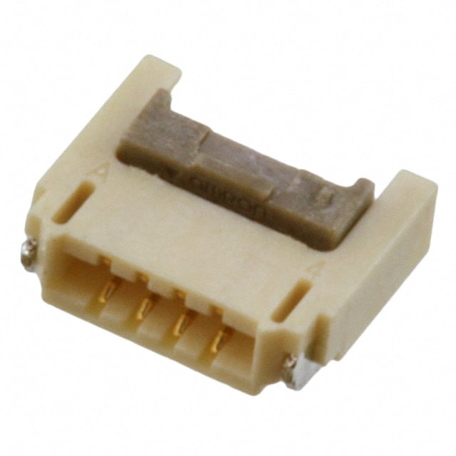 XF2W04151AR100BYOMZ by Omron Electronics Inc-EMC Div - CONNECTOR FPC 4POS 0.5MM R/A