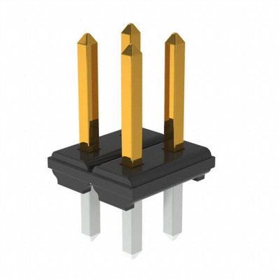 XJ8C-0411 by Omron Electronics Inc-EMC Div - CONNECTOR HEADER VERT 4POS 2.54MM
