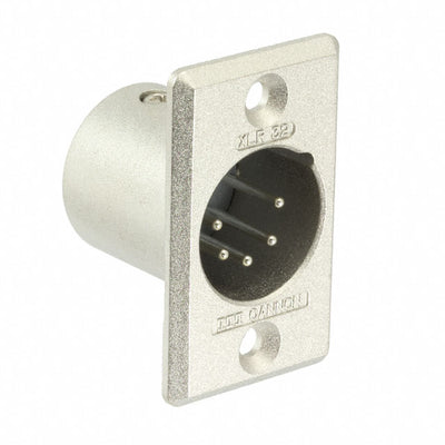 XLR532 by ITT Cannon, LLC - CONNECTOR RECPT MALE XLR 5P SOLDER CUP