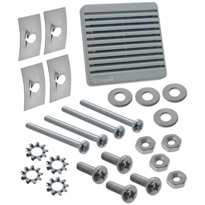 XPFA80GY by Hammond Manufacturing - RACK FILTER GRILL GRAY