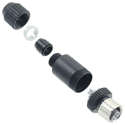 XS2C-D4S7 by Omron Automation and Safety - CONNECTOR RECPT FMALE 4POS GOLD SCREW
