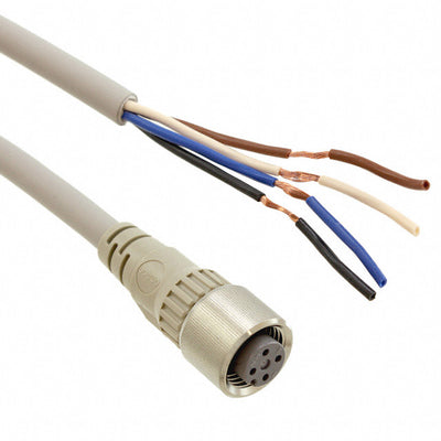 XS2F-E421-D80-F by Omron Automation and Safety - CABLE 4POS FMALE TO WIRE 6.56