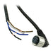 XS2F-M12PVC4A5M by Omron Automation and Safety - CABLE 4POS FMALE TO WIRE 16.4