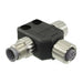 XS2R-D427-5 by Omron Automation and Safety - CONNECTOR T-BRANCH FOR PWR SUPLY