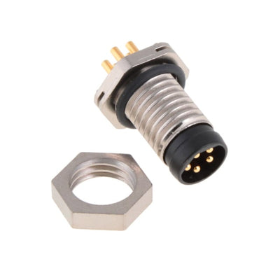 XS3MM52410 by Omron Automation and Safety - CONNECTOR PLUG MALE 5POS GOLD SOLDER