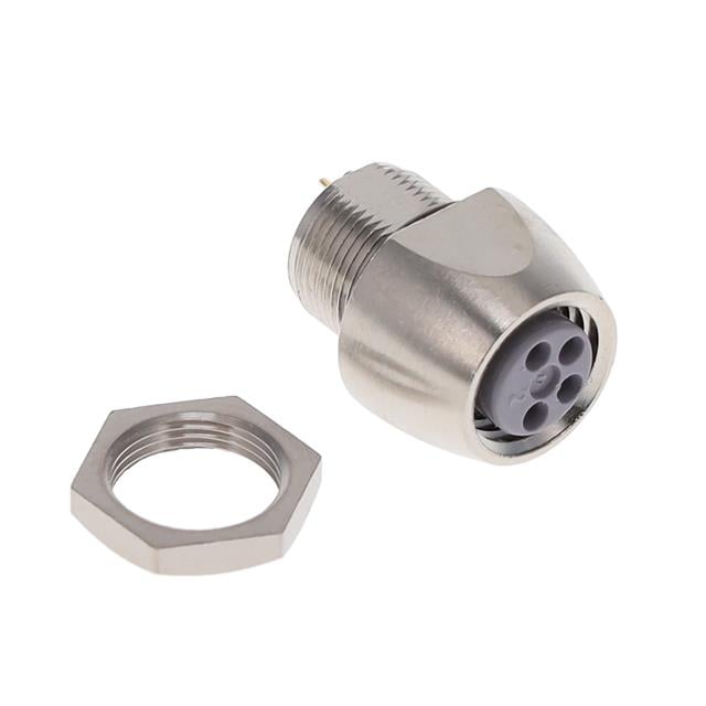 XS3PM4222 by Omron Automation and Safety - CONNECTOR RECPT FMALE 4P GOLD SLDR CUP