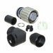 XS5C-D4C4 by Omron Automation and Safety - CONNECTOR RCP HSG FMALE 4PS INLINE RA