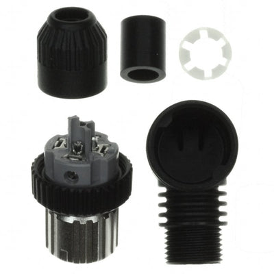 XS5C-D4S4 by Omron Automation and Safety - CONNECTOR RECPT FMALE 4POS GOLD SCREW